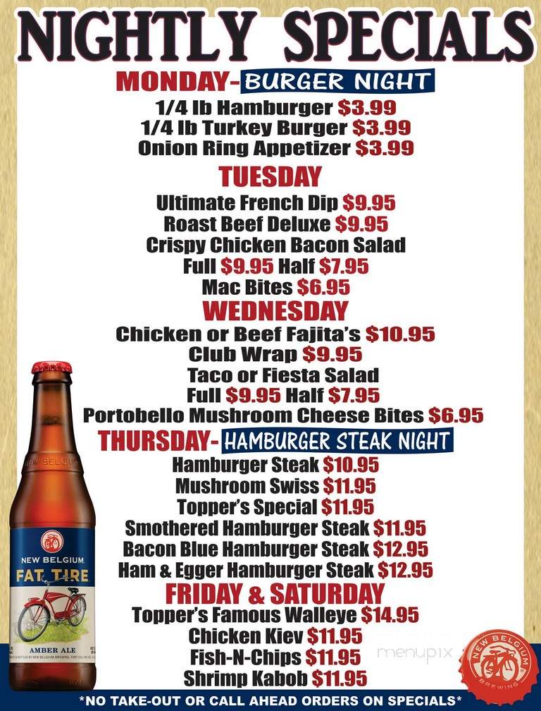 Topper's Bar & Grill - Montevideo, MN