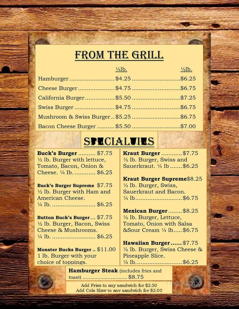 Buck's Bar & Grill - Altura, MN