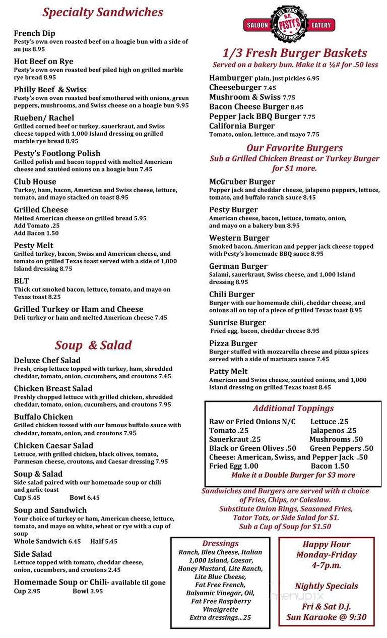 H R Pesty's Saloon & Eatery - Waite Park, MN