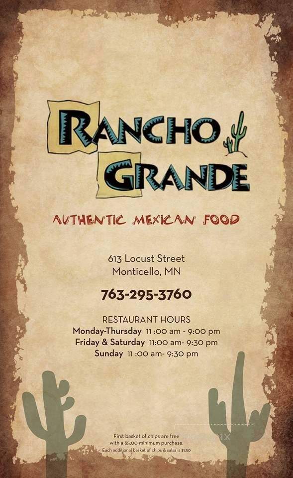 Rancho Grande - Monticello, MN