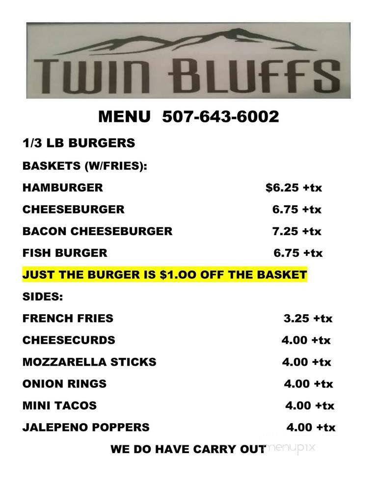 Twin Bluff's Tavern & Grill - Winona, MN