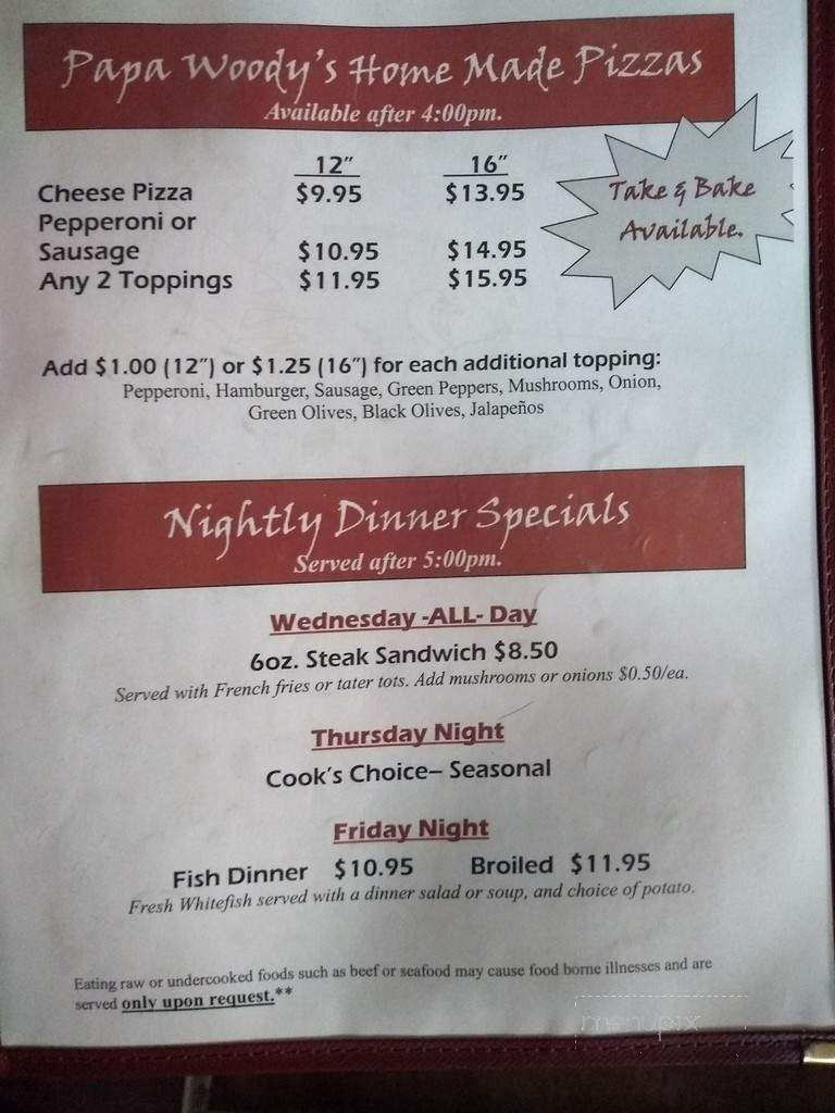 Woody's Food & Spirit - Herbster, WI