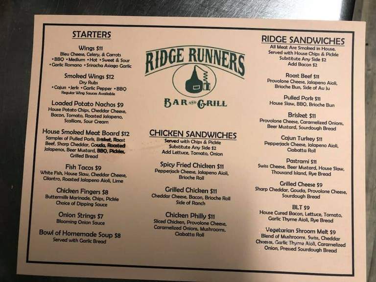 Ridge Runner's - Butternut, WI