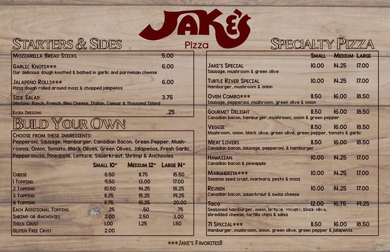 Jake's Pizza - Bemidji, MN