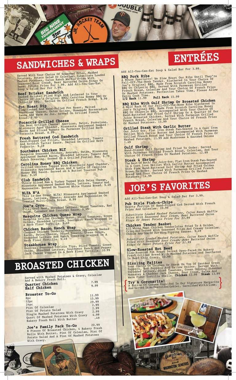 Joe's Sports Cafe - Faribault, MN