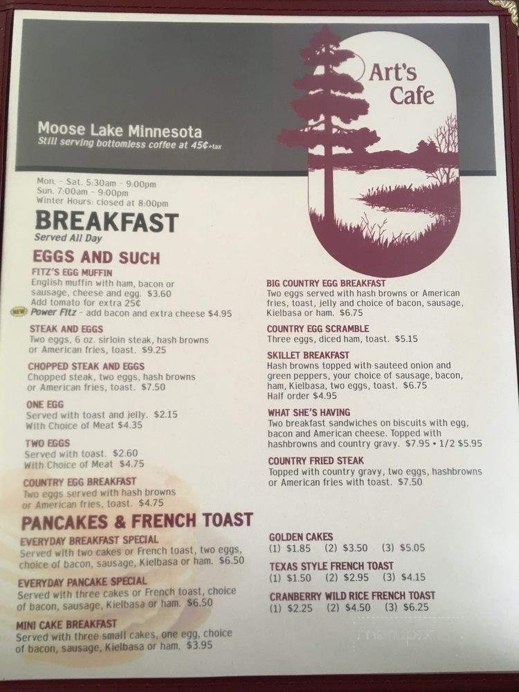 Art's Cafe - Moose Lake, MN