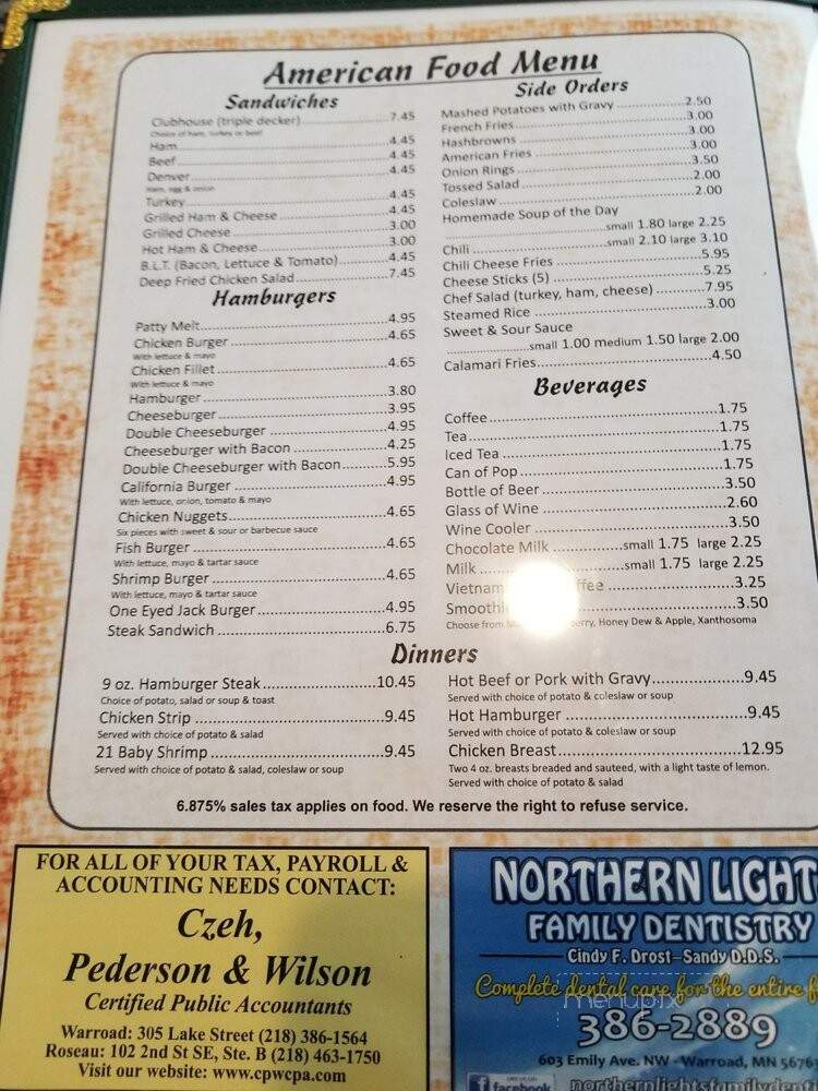 Daisy Garden Restaurant - Warroad, MN