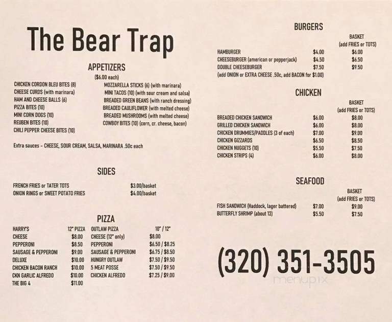 Bear Trap - Sauk Centre, MN