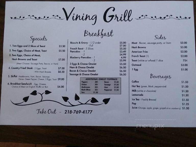 Vining Grill - Vining, MN