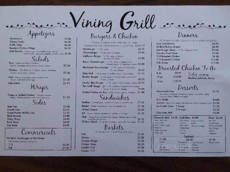 Vining Grill - Vining, MN