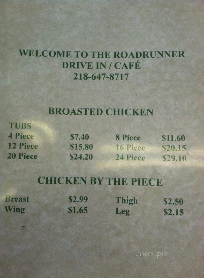 Road Runner Drive-Inn - Kelliher, MN