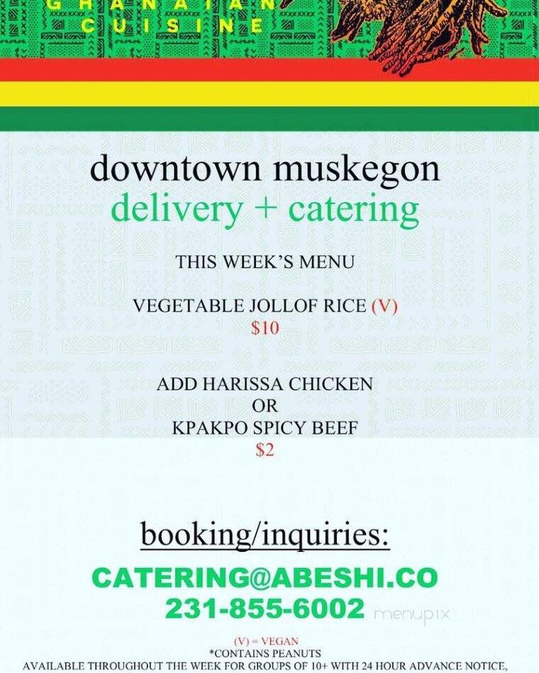 Abeshi Ghanaian Cuisine - Muskegon, MI