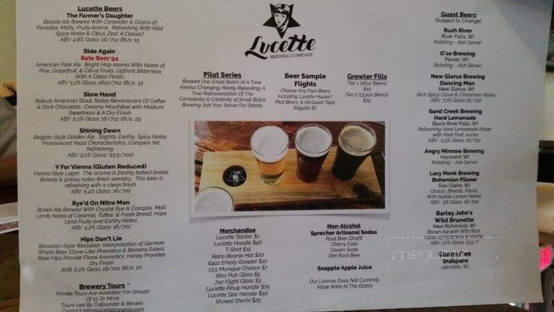 Lucette Brewing Company - Menomonie, WI