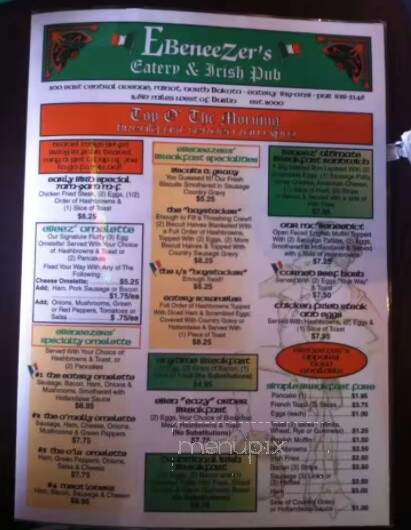 Ebeneezer's Eatery & Irish Pub - Minot, ND