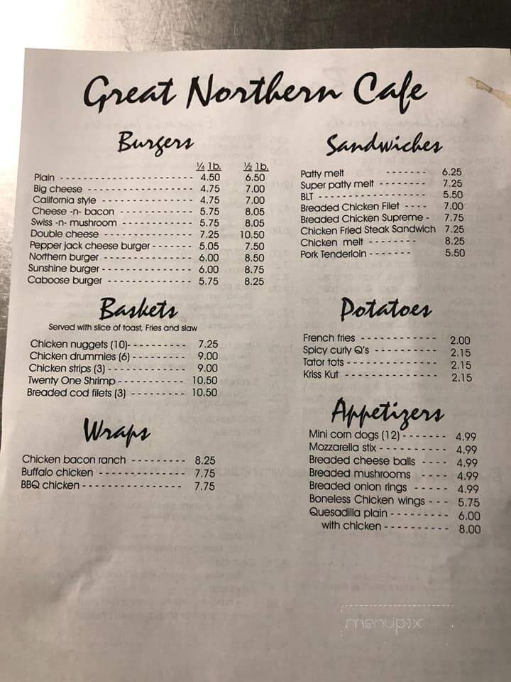 Great Northern Cafe - Park Rapids, MN