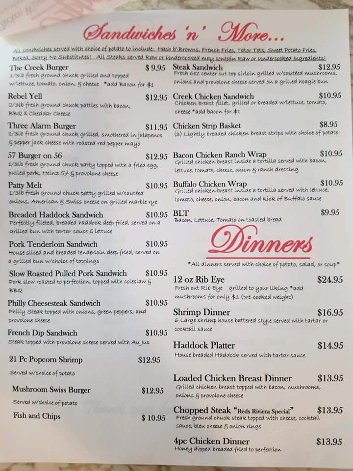 The Creek Bar & Grill - Rose Creek, MN