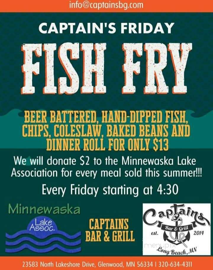 Captain's Bar & Grill - Glenwood, MN