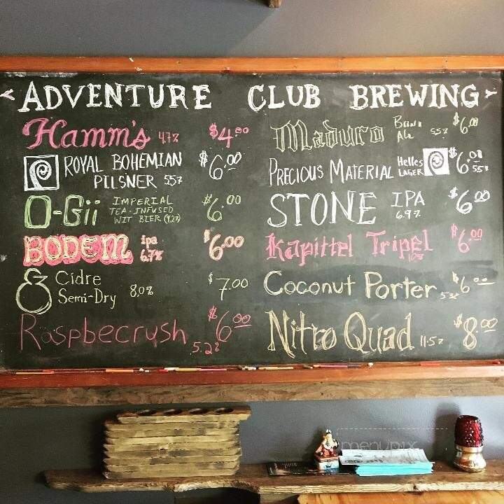 Adventure Club Brewing - Bayfield, WI