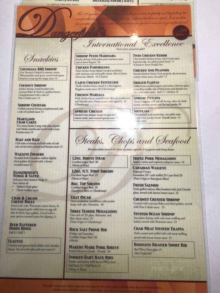 Dangerfield Restaurant - Shakopee, MN