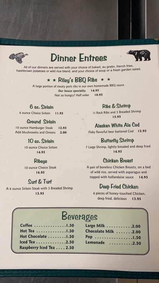 Riley's Fine Food & Drink - Deer River, MN