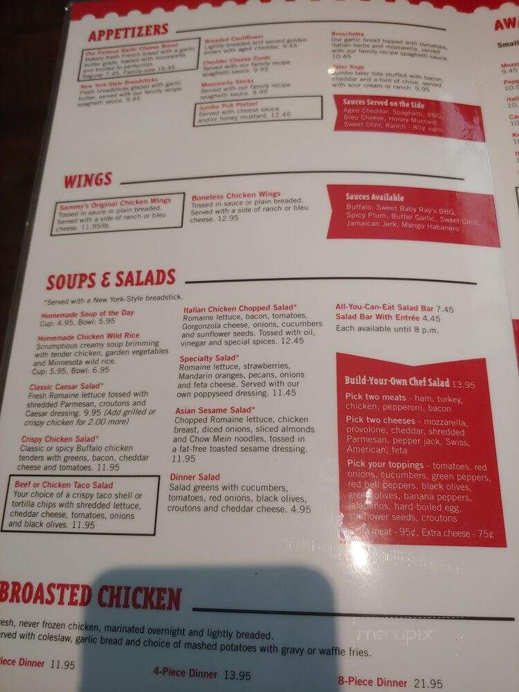 Sammy's Pizza & Restaurant - Grand Rapids, MN