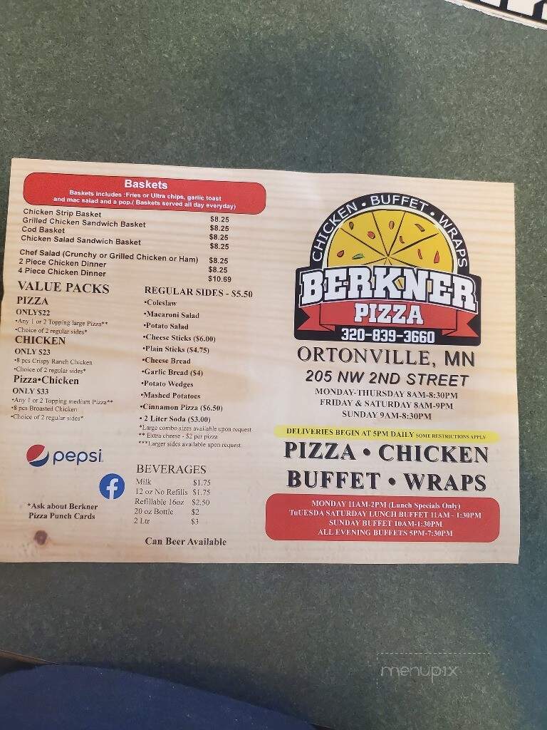 Berkner Pizza - Ortonville, MN