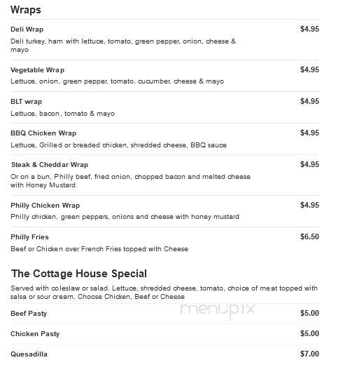 Cottage House Cafe - Menahga, MN