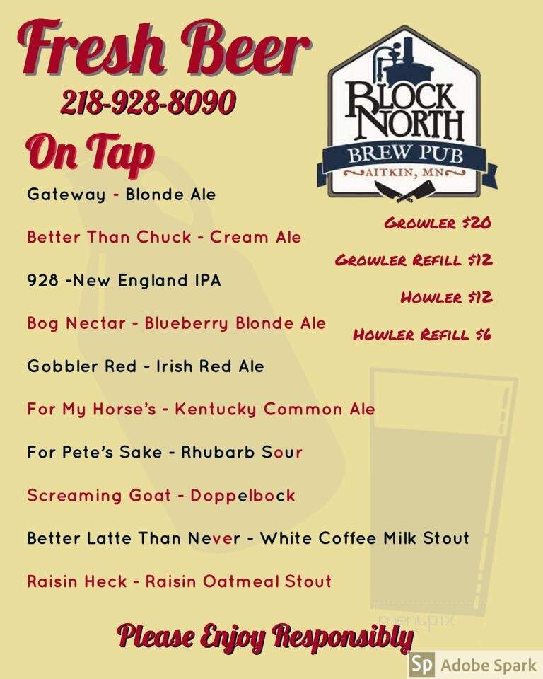 Block North Brew Pub - Aitkin, MN