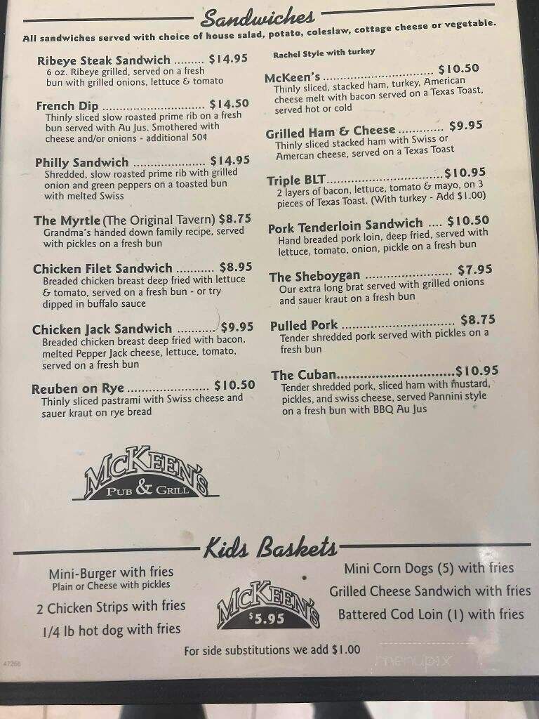 Mc Keens Pub & Grill - Spirit Lake, IA