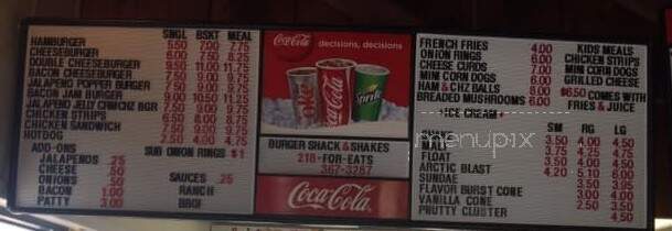 Burger Shack & Shakes - Ottertail, MN