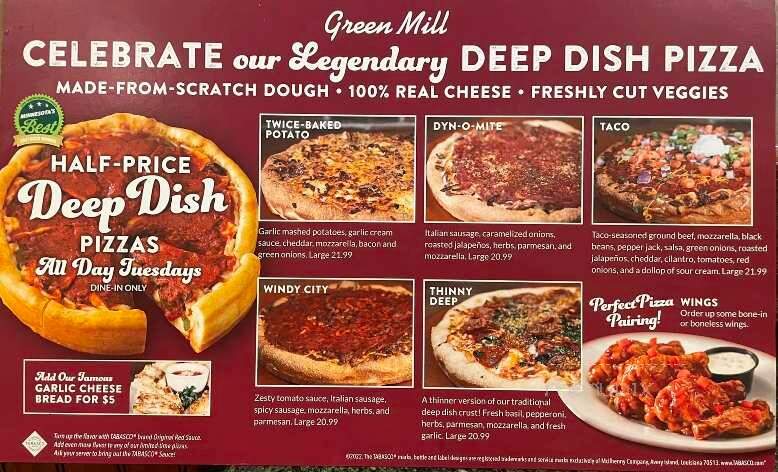 Green Mill Pizza - Fairmont, MN