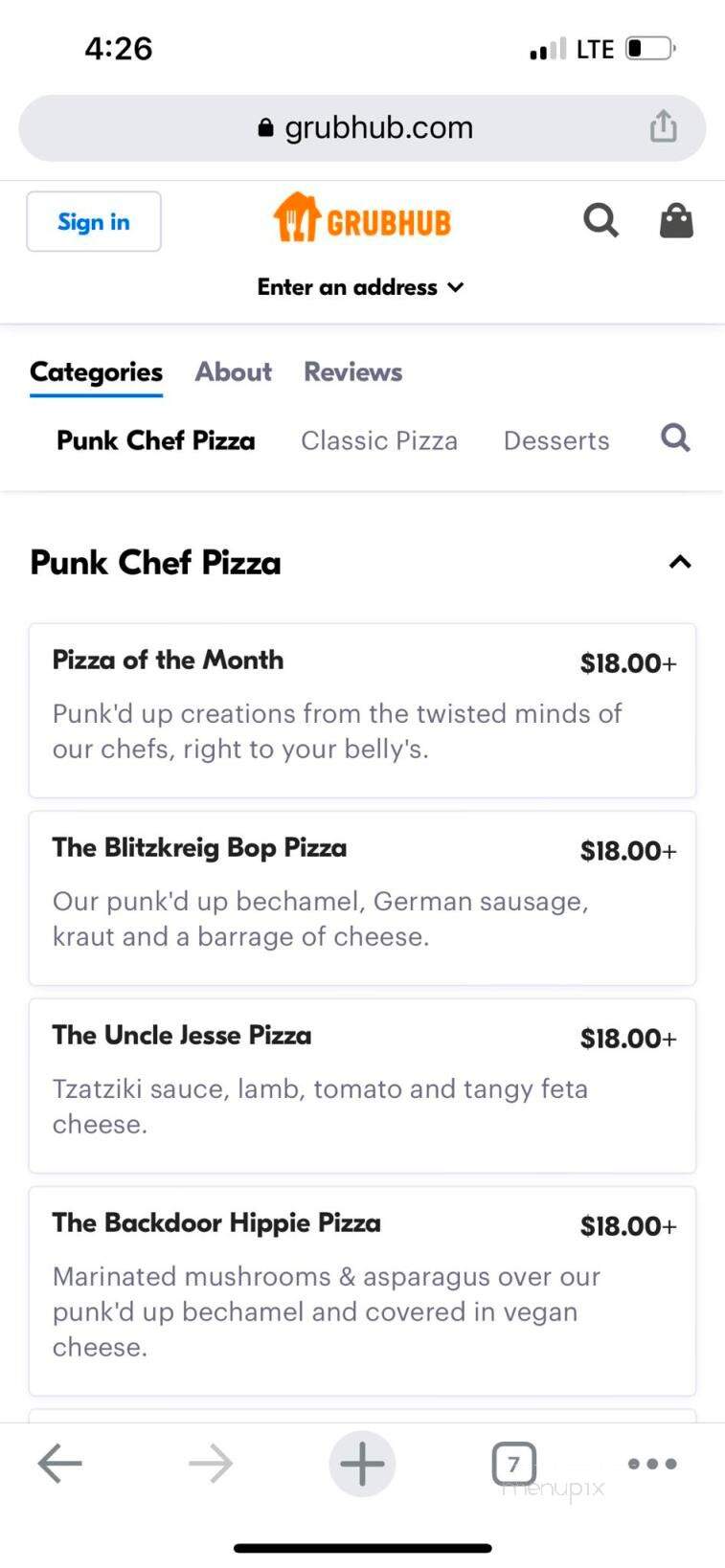 Punk Chef Pizza - Moorhead, MN