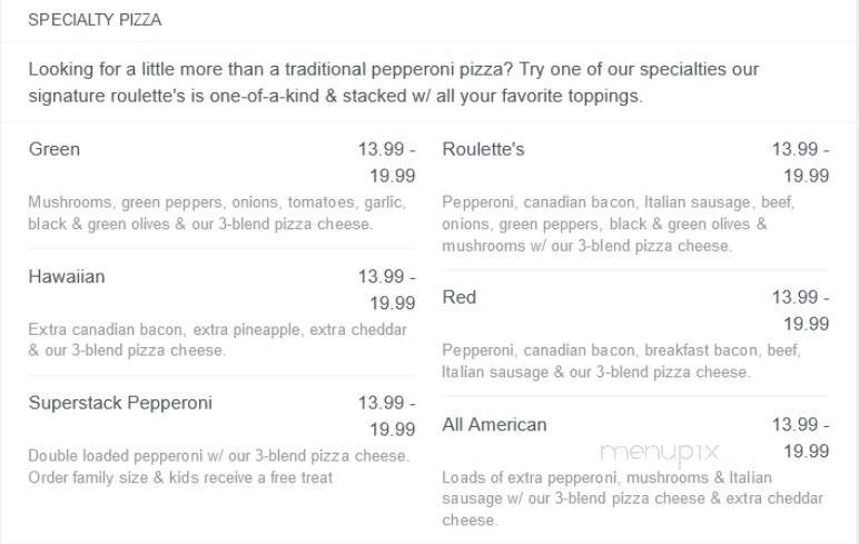 Roulettes Pizza - Victoria, MN