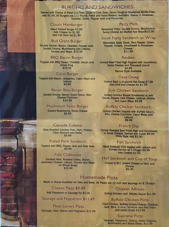 Cascade Bar & Grill - Osceola, WI