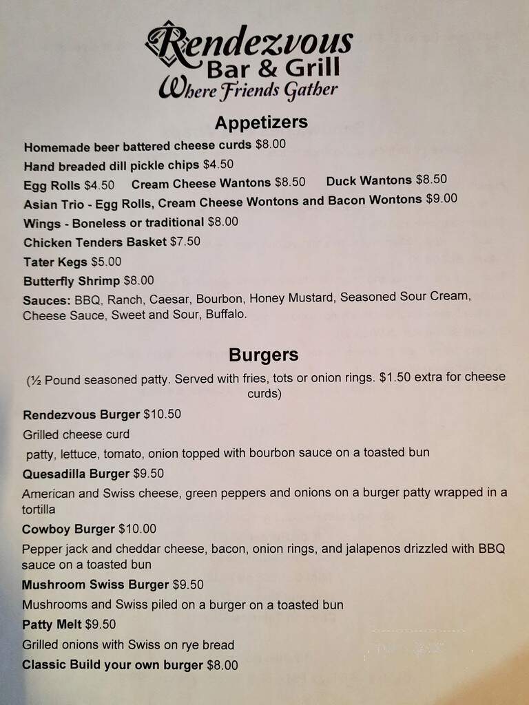 Rendezvous Bar & Grill - Annandale, MN