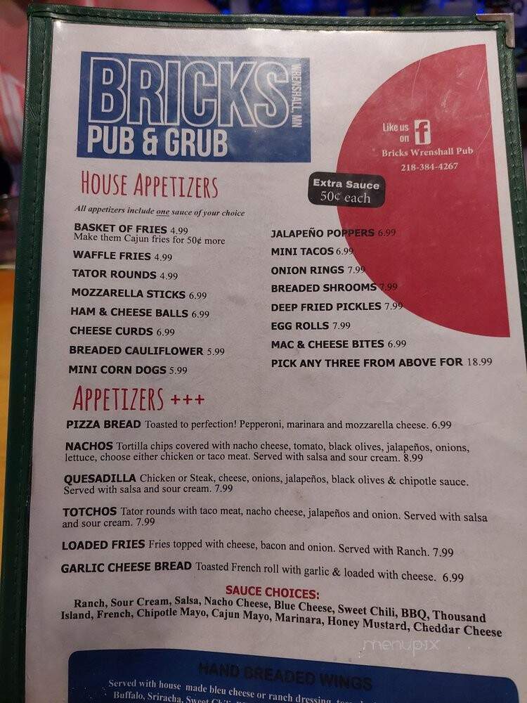 Brick's Pub & Grub - Wrenshall, MN