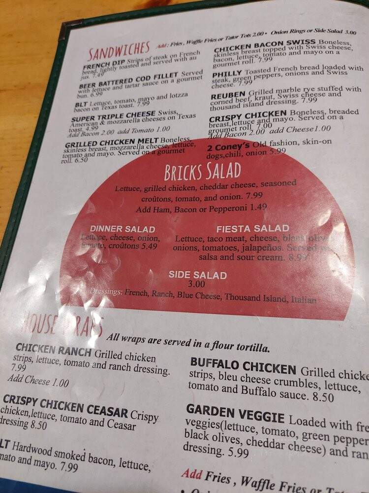 Brick's Pub & Grub - Wrenshall, MN