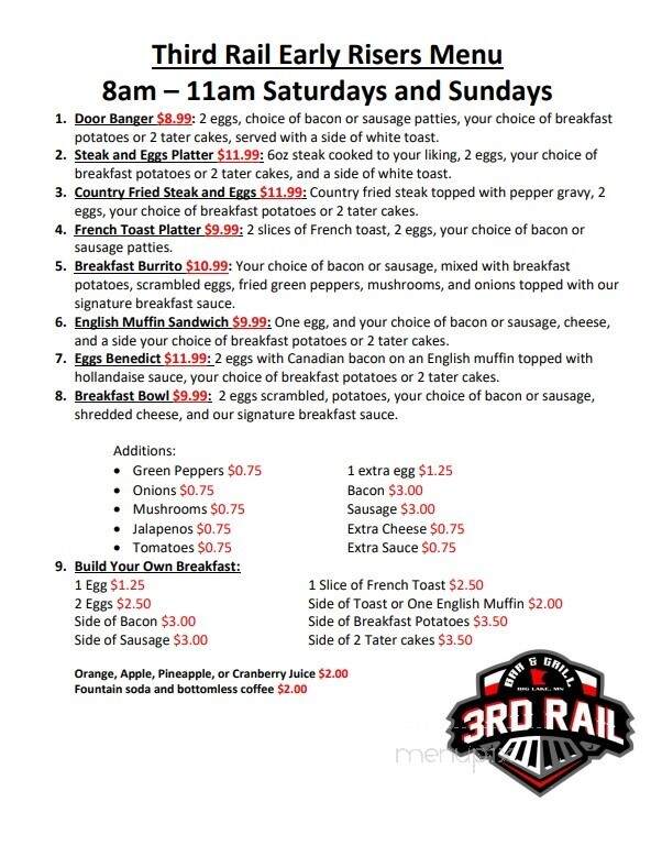 The Third Rail Bar and Grill - Big Lake, MN